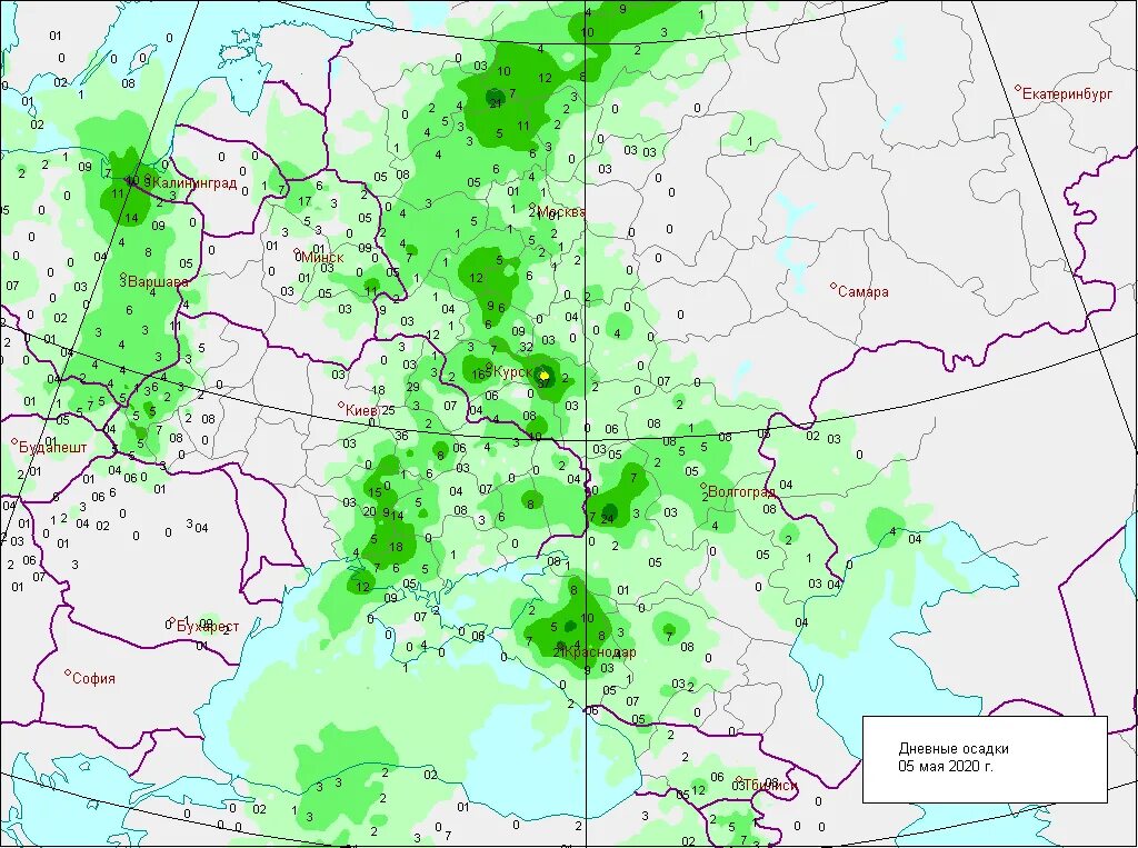 Карта дождей екатеринбург