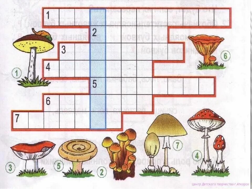 Стр 73 творческое задание 5 класс. Кроссворд про грибы. Кроссворд по грибам. Кроссворд про грибы для детей. Грибы задания для детей.