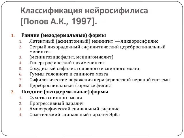 Нейросифилис это простыми словами. Нейросифилис классификация. Формы нейросифилиса. Ранний нейросифилис. Вторая стадия нейросифилиса.