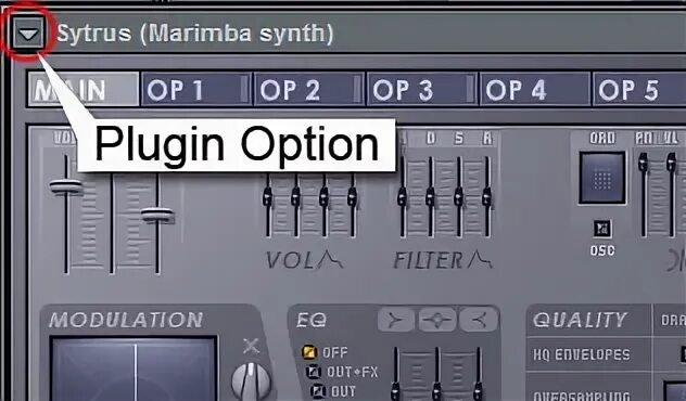 Option plugin