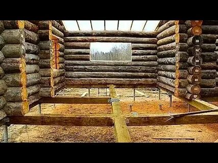 Основание кладки бревен