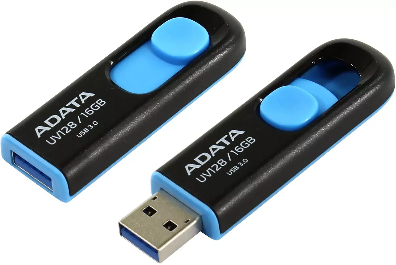 Флешка 16 ГБ USB 3.0. Накопитель Flash Drive USB 64гб ADATA uv128, USB 3.0, черный/синий (auv128-64g-RBE) (шт.). Флешка a data 16 GB. USB 3.0 - флешка на 128 ГБ. 16 128 3 2