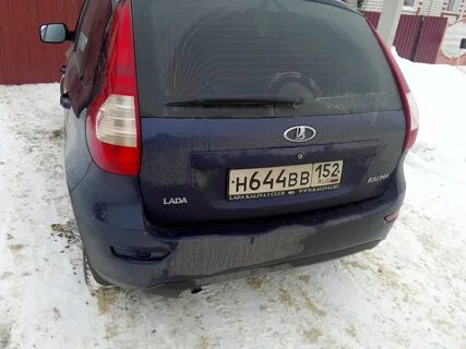 Задний бампер калина 2