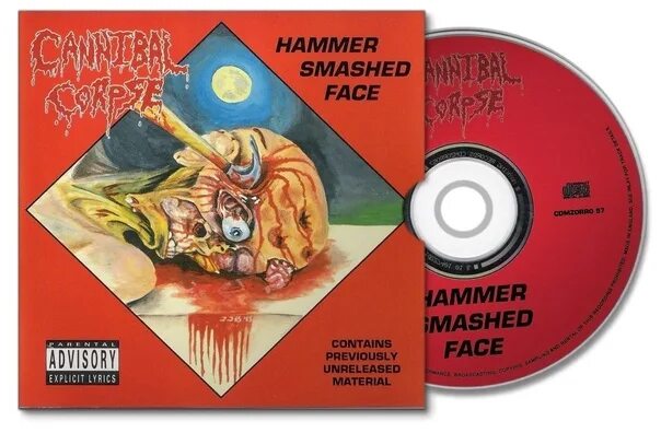 Smash face. Cannibal corpse hammer smashed face обложка.