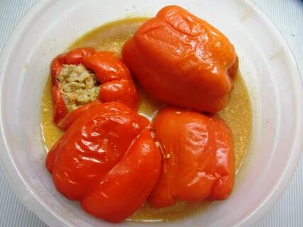 Фаршированный перец с мясом