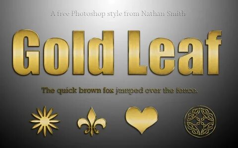 Gold style