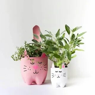 Кашпо из бутылки