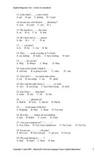 Diagnostic test