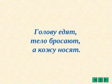Ответ на загадку носит
