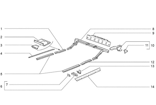 Детали кузова нива. Пол кузова Нива 21213. Детали пола кузова ВАЗ 21213. Детали кузова Нива 2131. Каркас основания кузова ВАЗ 21213.