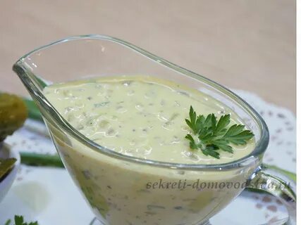 Соус тартар домашний с маринованными