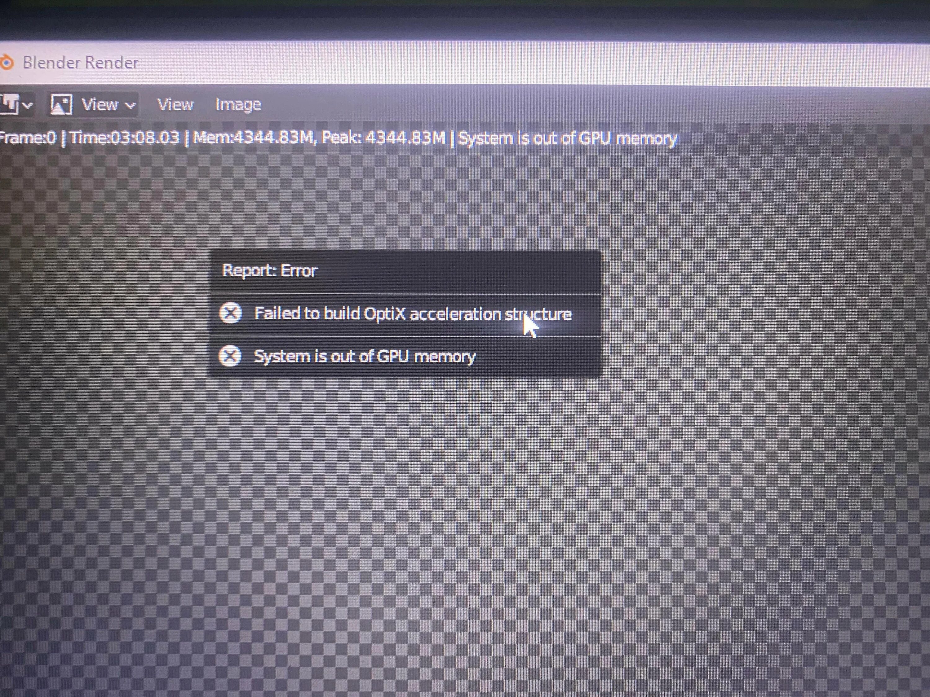 System is out gpu blender. System is out gpu blender