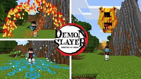 Мод на майнкрафт demon slayer
