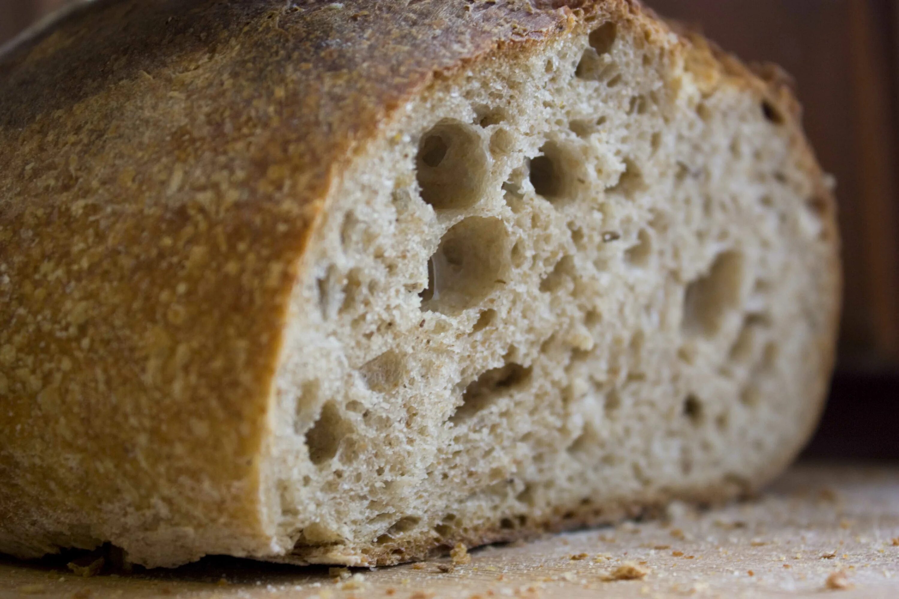 Хлеб. Вкусный хлеб. Домашний хлеб. Бездрожжевой хлеб. Хлеб на закваске рецепт с фото
