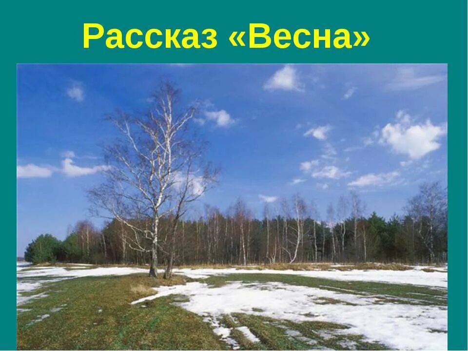 Рассказ о весне. Рассказ весной. Весенние рассказы.