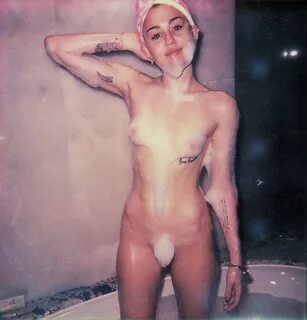 Privat polaroid photos of Miley Cyrus from her Bangerz Tour, taken by Cheyn...