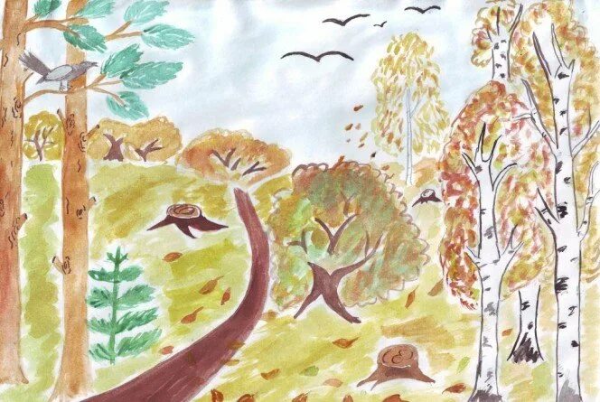 Осенний рисунок 2 класс окружающий мир. Рисунок красота осени окружающий мир. красота осени рисунки 2 класс окружающий мир. рисунок на тему красота осени для 2 класса окружающий мир. иллюстрации к осени чайковского.