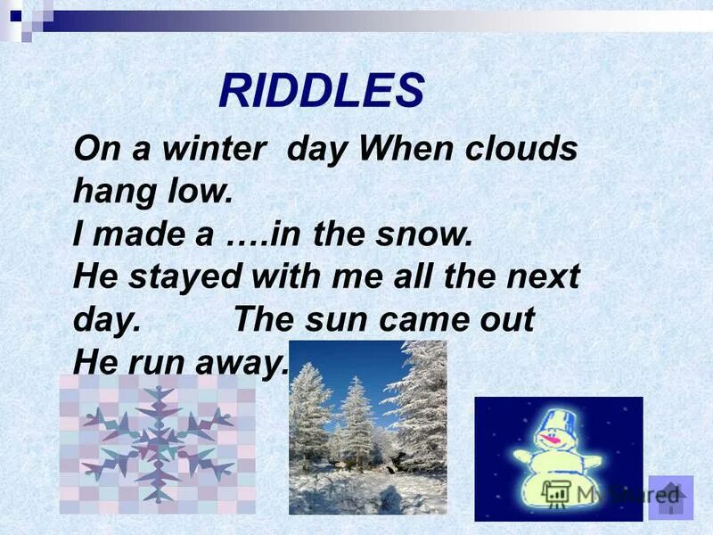 Weather текст. What to do in winter. What is winter like. урок по теме времена года английский. зима на английском.