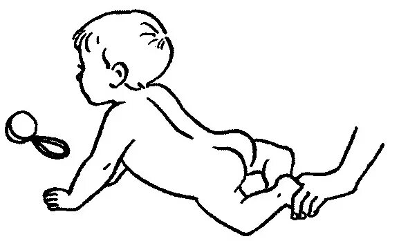 Рефлекс упражнение. Рефлекторное разгибание позвоночника для новорожденных. Рефлекторные упражнения для грудничков. Стимулирование ползания. Ползание на животе малыши.