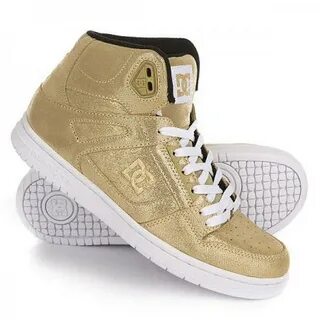 Светло желтые женские кроссовки dc shoes