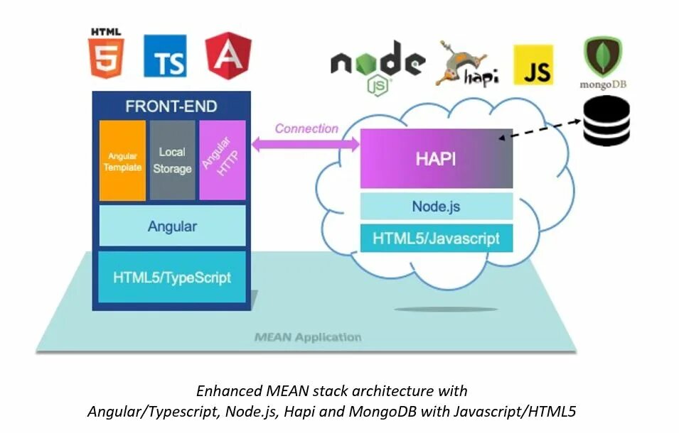 Web app fc. Angular стек. website architecture full stack node js.