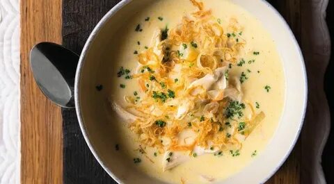 Рецепт крем супа с сыром и курицей