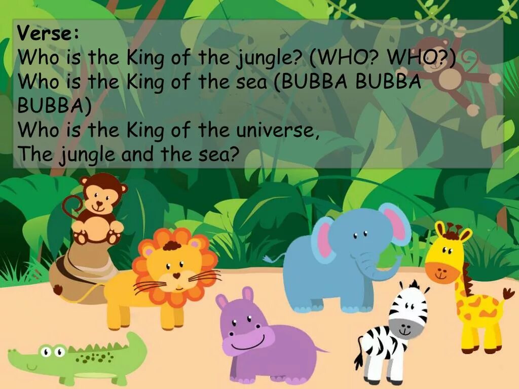 King of the Jungle текст. Джунгли на английском слово для детей. King of the Jungle перевод. Стих про джунгли на английском языке.