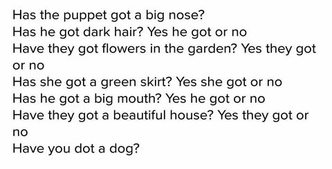 It s got a big nose перевод