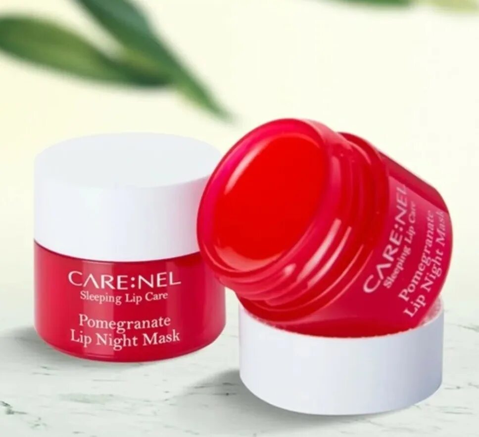 Care:nel sleeping Lip Care Pomegranate Lip Night Mask. Care:nel Pomegranate Lip Night Mask (5gr). Маска для губ ночная с гранатом CARENEL Pomegranate Lip Night Mask. Маска для губ Care nel.
