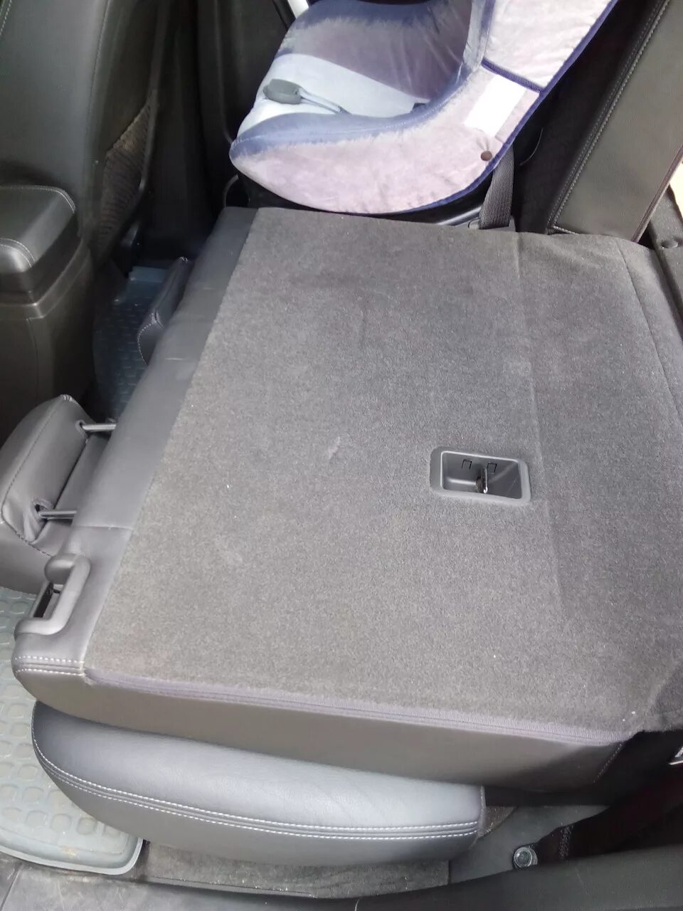 Доработка складывания сидений 2-го ряда - Chevrolet Captiva (1G), 2,4 л, 2014 го