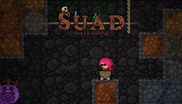 Dig up. Shut in игра. shut up and dig. 2д рогалик. dig dug exe.
