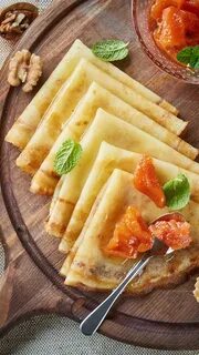 Обои Еда, блины, десерт, завтрак 1080x1920 iPhone 8/7/6/6S Plus Изображение