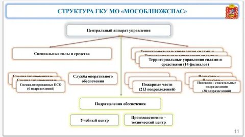 Состав территориального управления