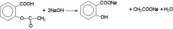 Ацетилсалициловая гидролиз. Ацетилсалициловая кислота NAOH реакция. Ацетилсалициловая кислота NAOH. Ацетилсалициловая кислота количественное определение реакции. Ацетилсалициловая кислота подлинность реакции.