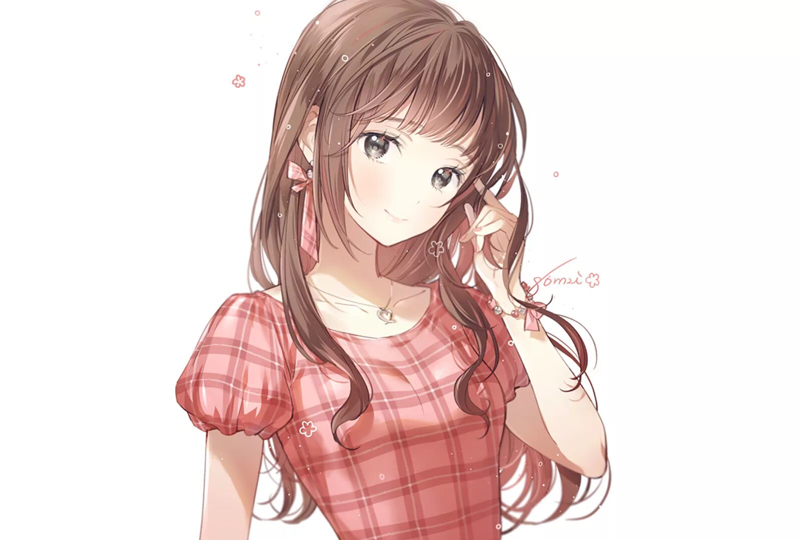 Animated girl. Animated girl