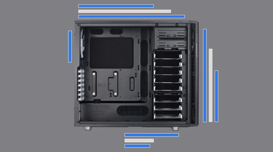 Fractal design define r5 black. Fractal r5. define r5. салазки fractal design r5. корпус fractal design define r5 white.