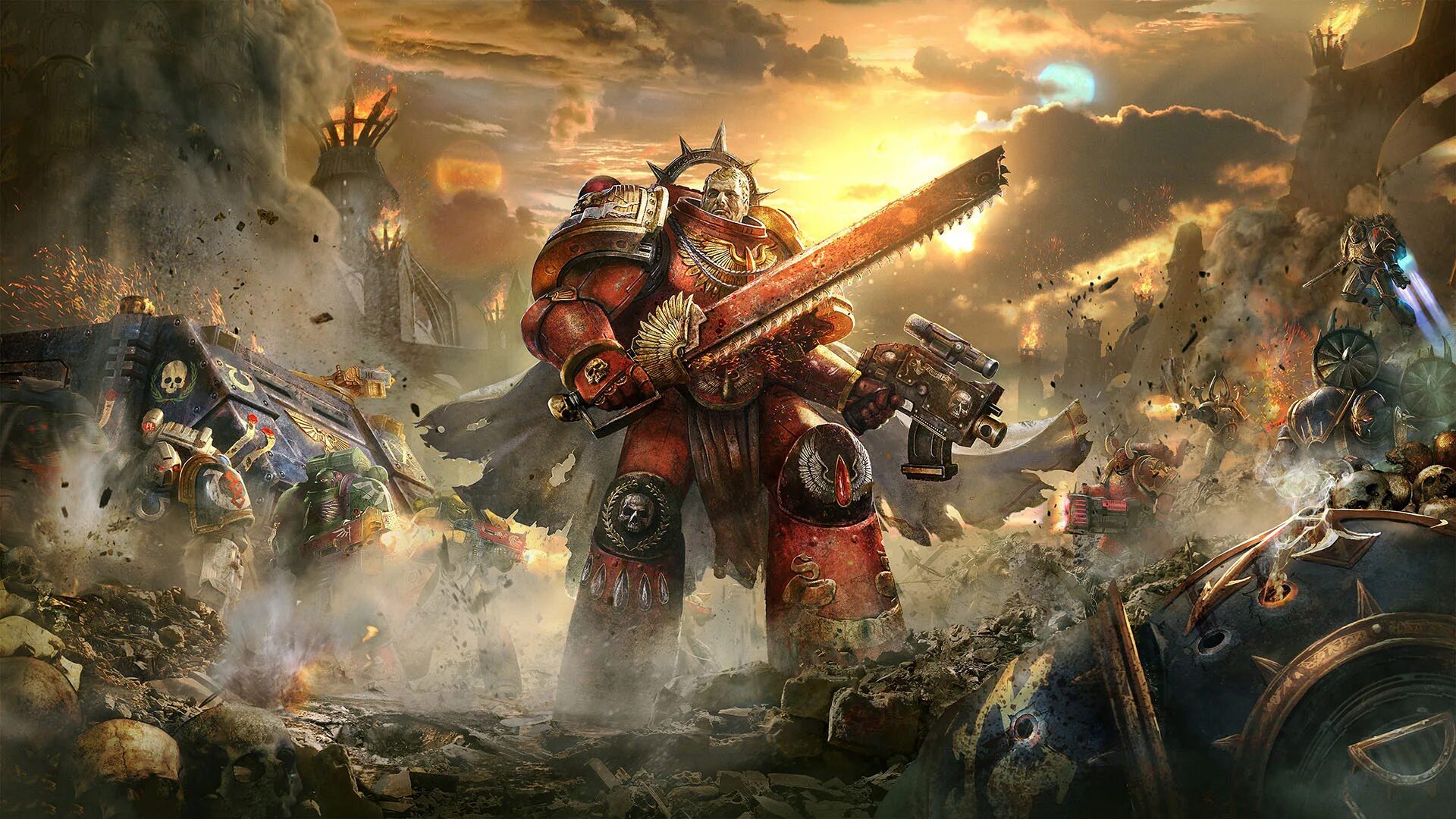Вархаммер 40 000. Вархаммер 40000 этернал крусейд. вархаммер 40000 хаос. warhammer 40,000: space marine постер. молех вархаммер.