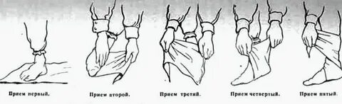 Как наматывать портянки на ноги
