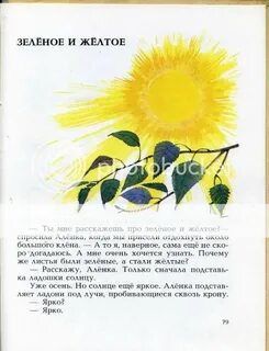 Прочитай на желтеют