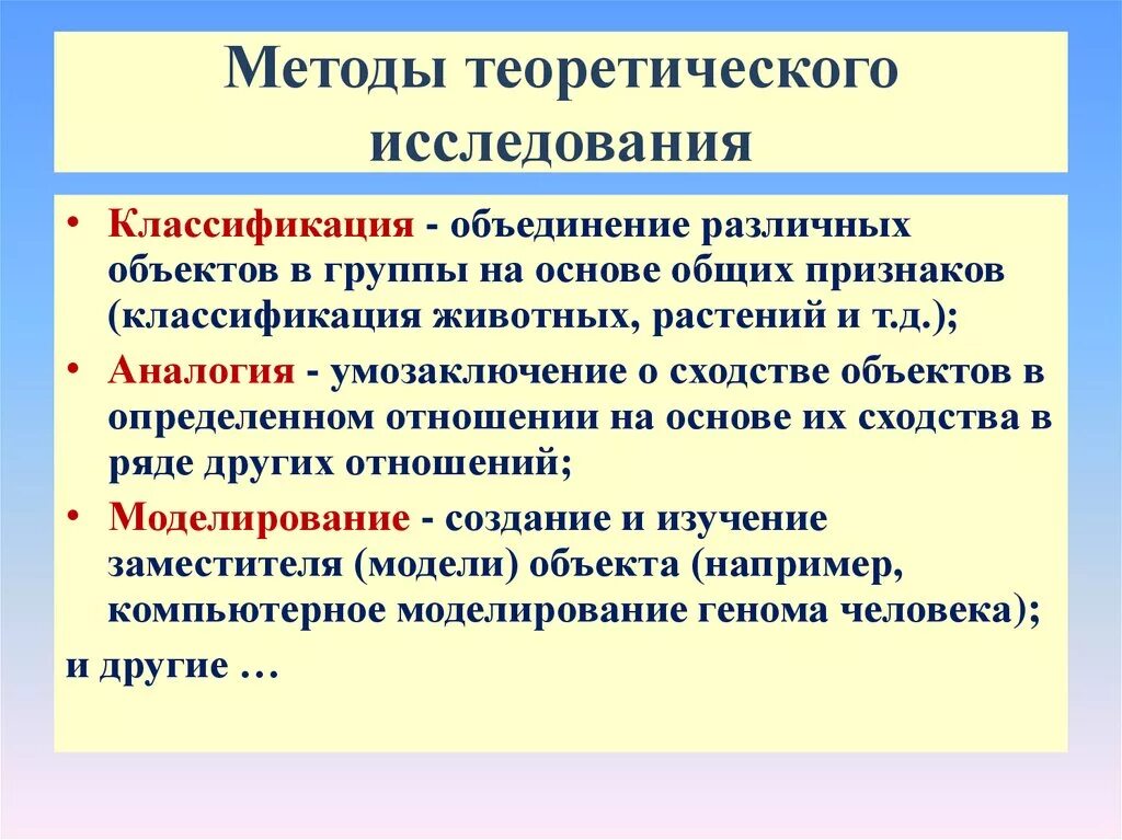 Теория метод методика