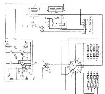 Схема зажигания газ 53
