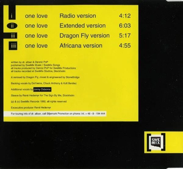 Албан ван лов. Dr Alban 1992. Dr. Alban one Love the album 1992. Dr. Alban one Love (the album). One Love доктор албан.