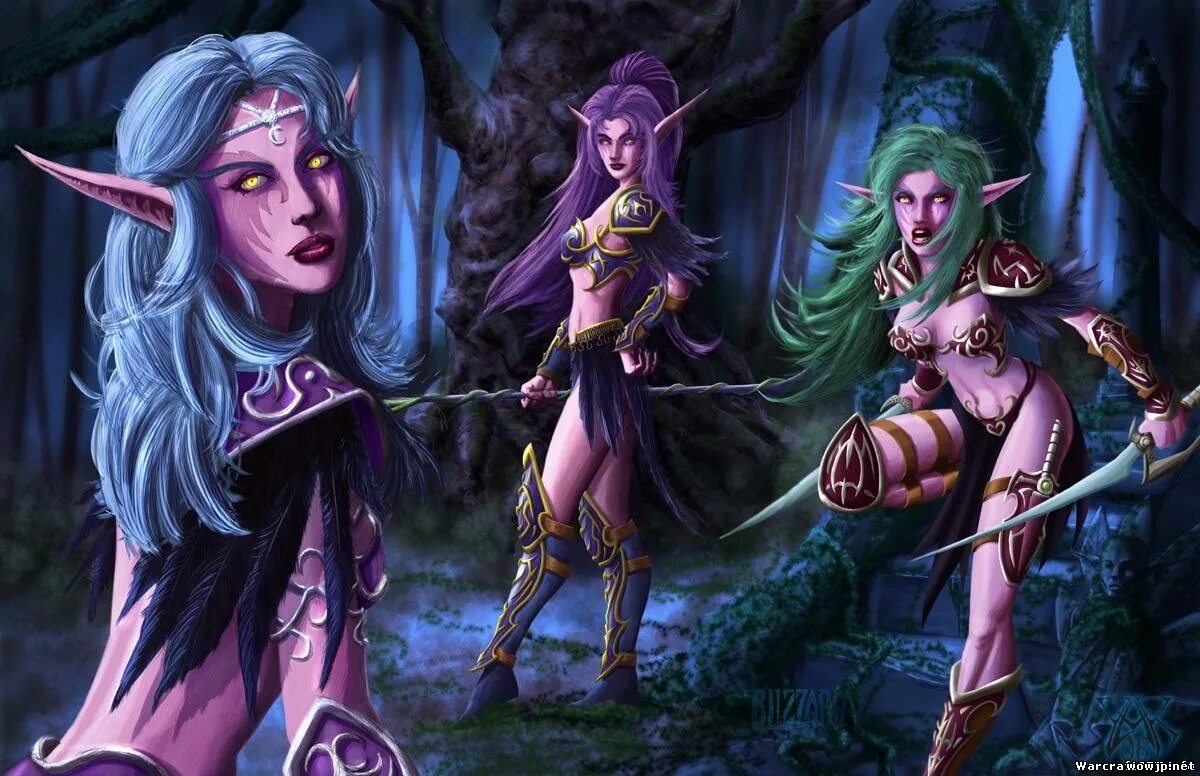 тролль шаман варкрафт 3. най дру. комплект т4 для друид. най дру. най дру.
