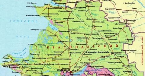 Станица варениковская краснодарский на карте