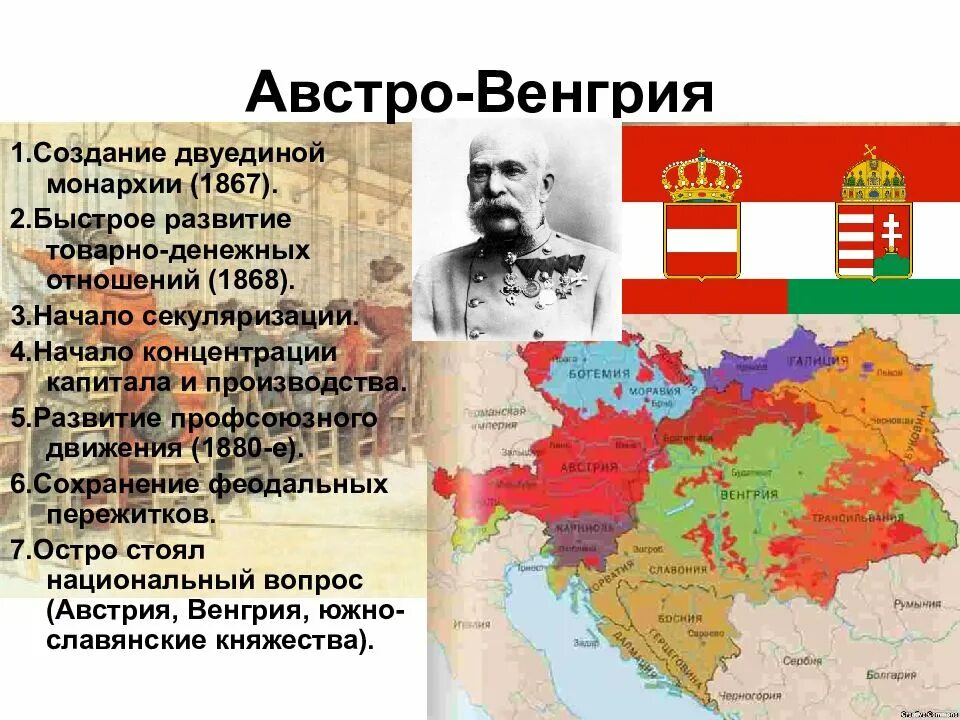 Образование Австро-Венгрии 1867. Страны Европы во 2 половине 20 века Австро Венгрия. Австро Венгрия во второй половине XIX века карта. Австрия и Венгрия в Австро Венгрии.