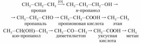 Напишите уравнения реакций пропионовой