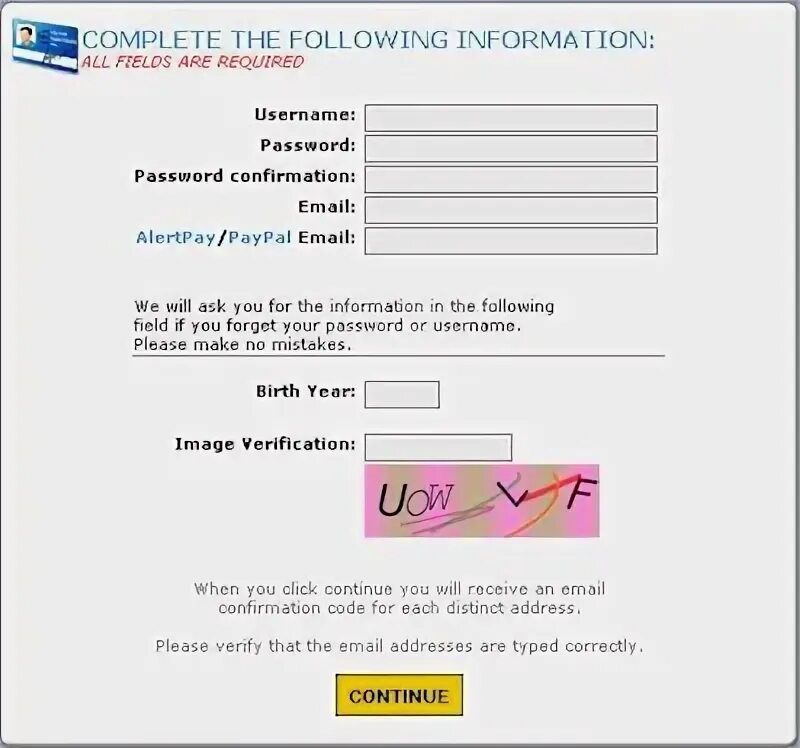 Username ad. Username ad