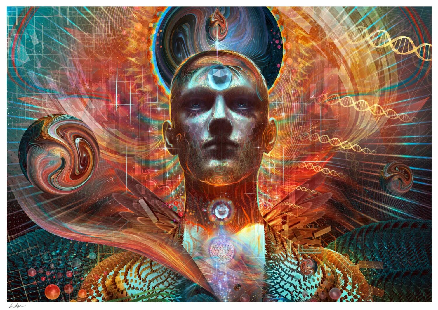 Сознание психоделика. Сознание Art. Цифровое сознание арт. О-сознание арты