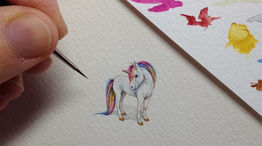 Необычные карандаши. Миниатюрные рисунки. Красивые миниатюрные рисунки. Красивые миниатюры акварелью. Рисовать миниатюры.