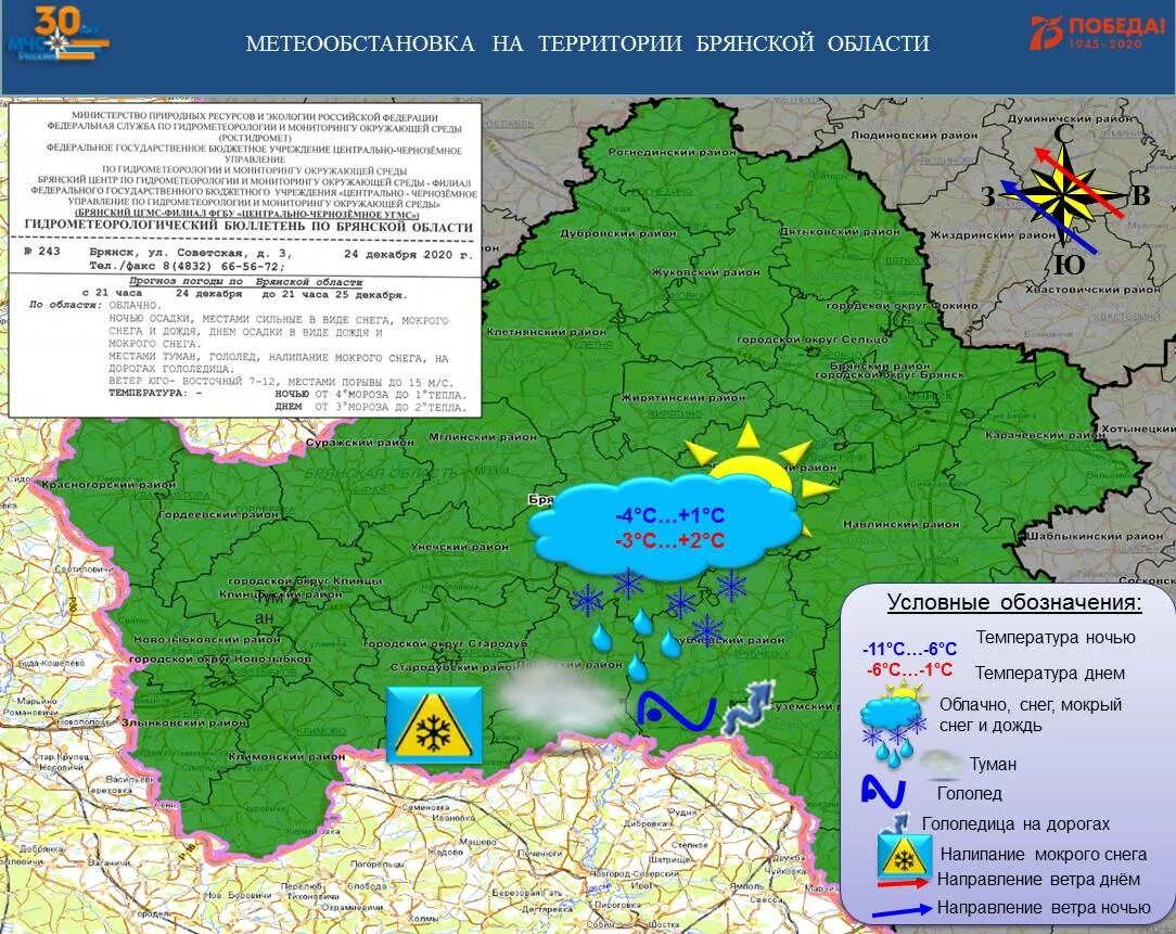 Карта осадков новозыбков